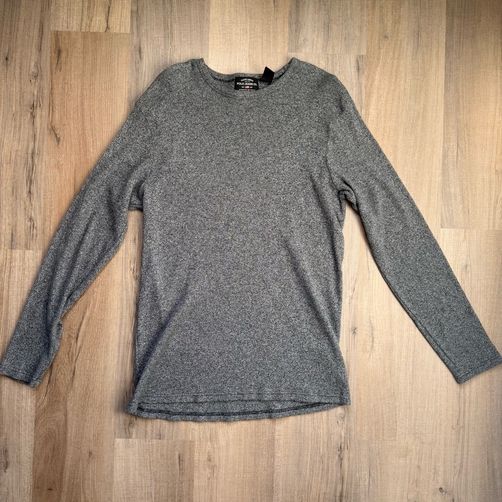 Ralph Lauren Grey Long Sleeve Cotton Shirt